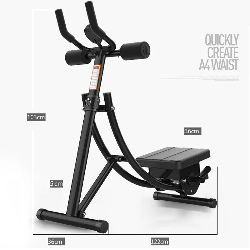 WolFAceMuscle Trainer Abdominal Platform Foldable Thin Waist Machine Rocket Roller Slider Belly Indoor Fitness Equipment Coaster