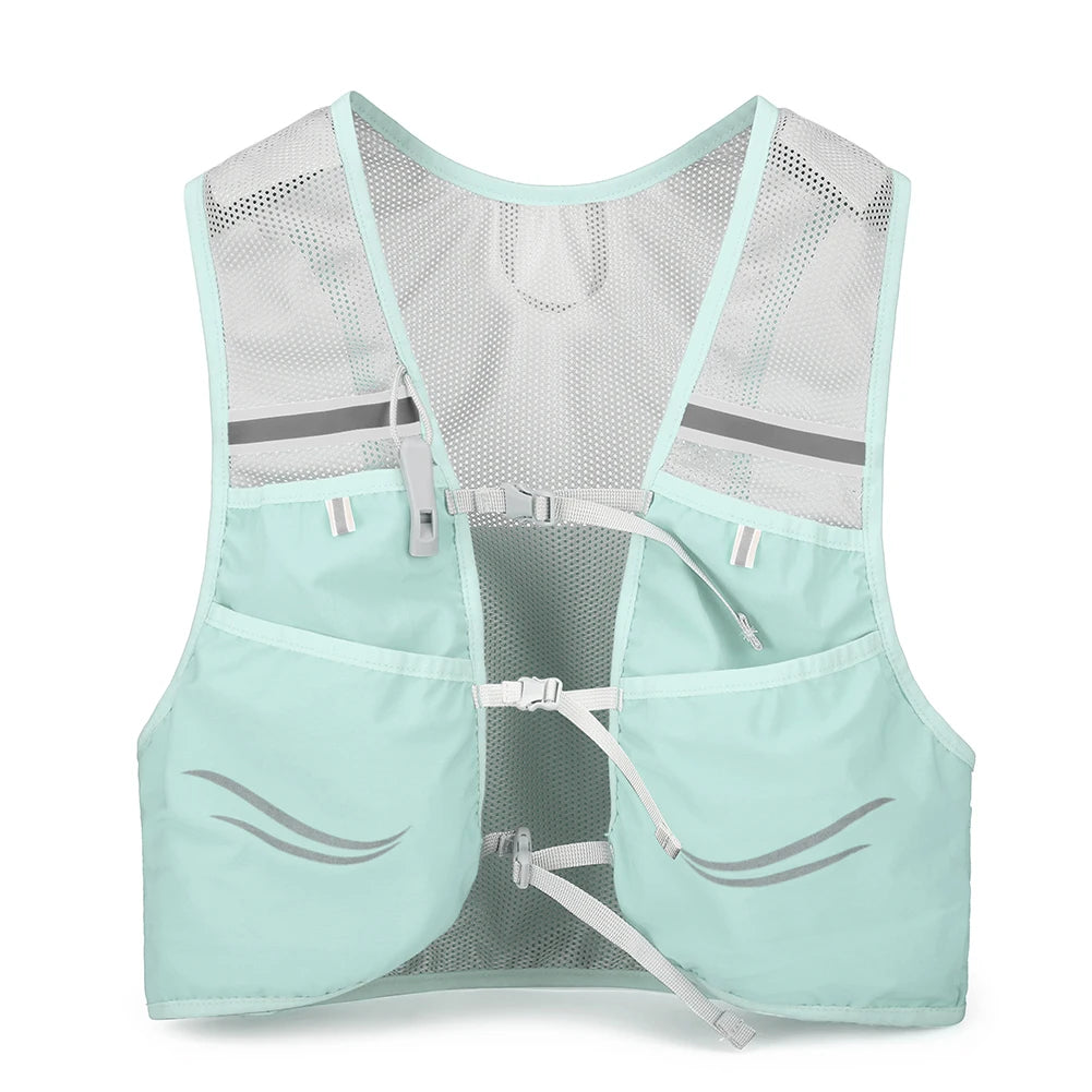 Outdoor Trail Running Backpack Ultralight Women Men Running Race Hydration Vest Marathon Bicycle Bag for Marathon Cycling Hiking
