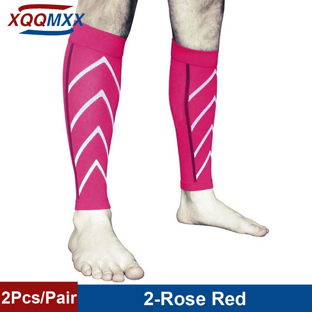 1Pair Sport Compression Calf Sleeves for Men & Women (20-30mmhg) - Footless Compression Socks for Shin Splints Running Cycling
