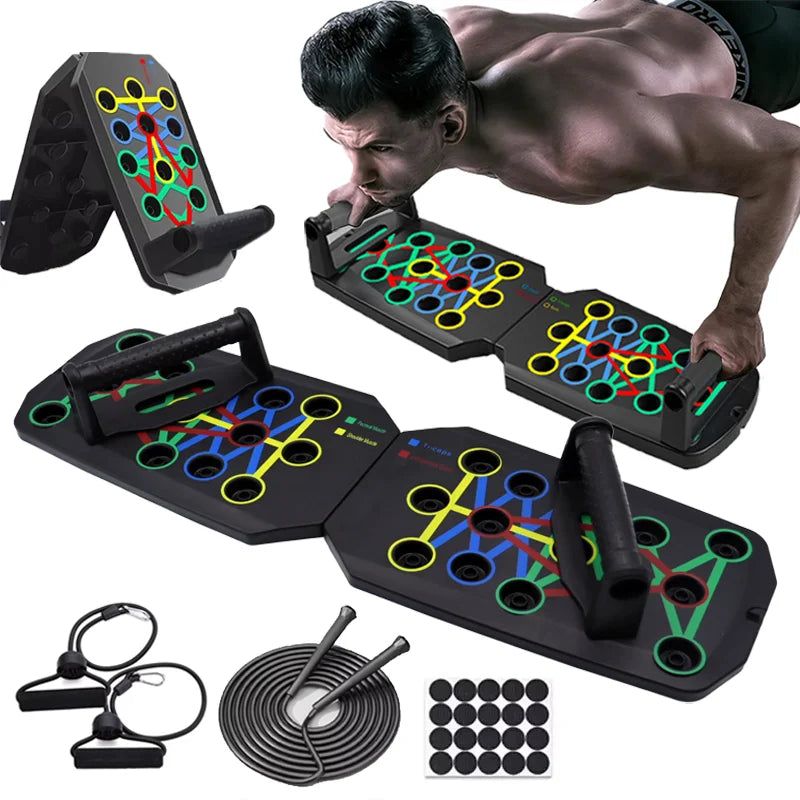 Tablero de Flexiones Multifuncional – Entrena Todo tu Cuerpo desde Casa