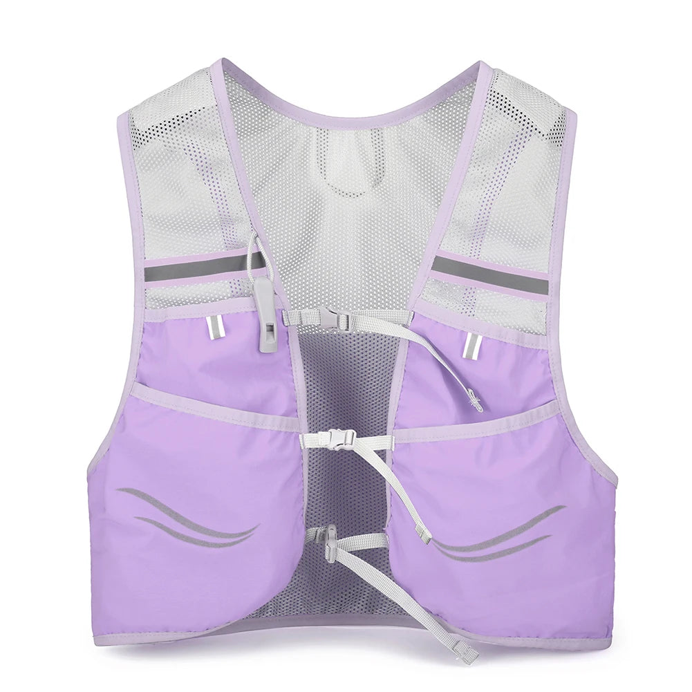 Outdoor Trail Running Backpack Ultralight Women Men Running Race Hydration Vest Marathon Bicycle Bag for Marathon Cycling Hiking